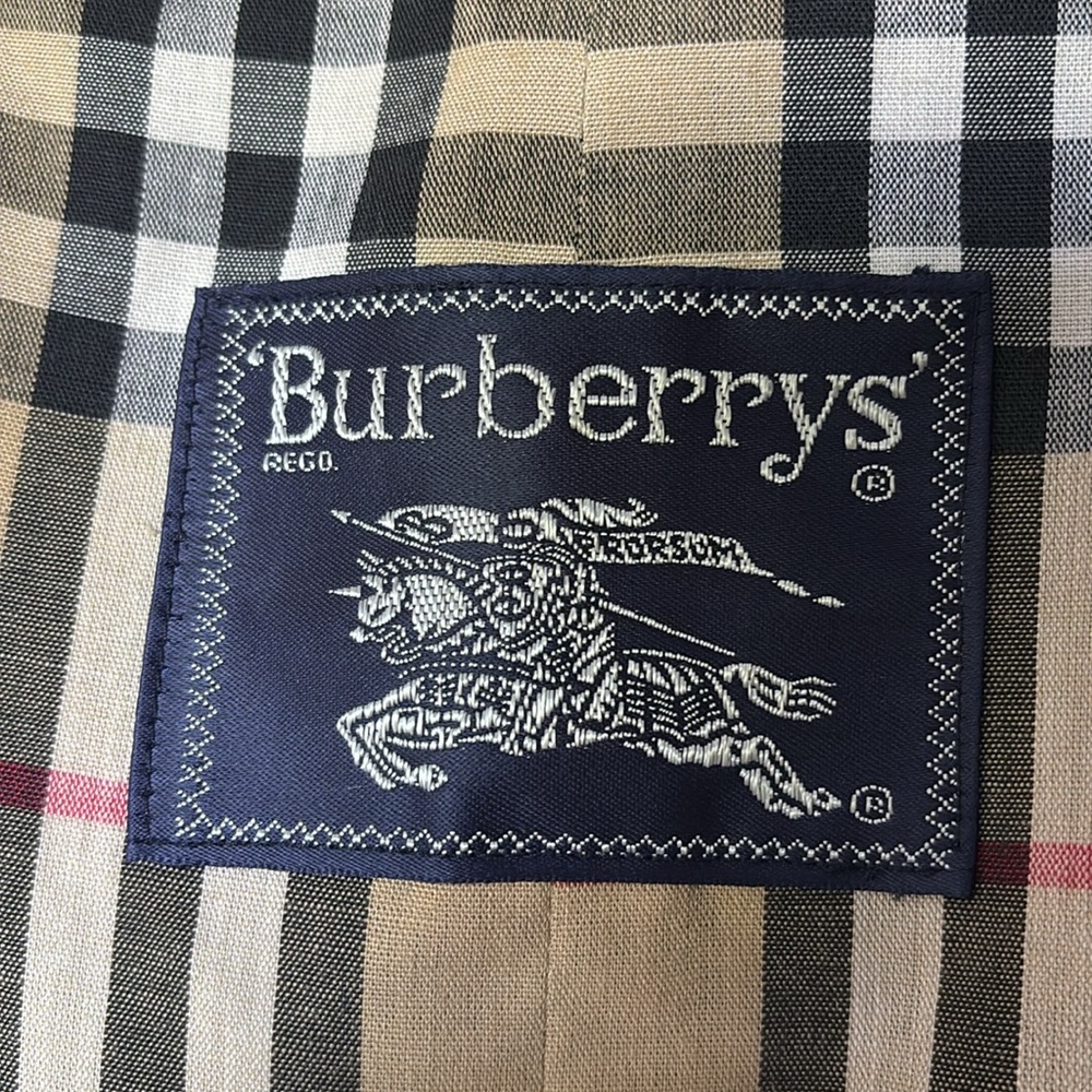 Vintage Burberrys Heavyweight Check-Lined Raincoat / Trench – Pristine - Picture 2 of 13